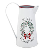 Metal wreath jug